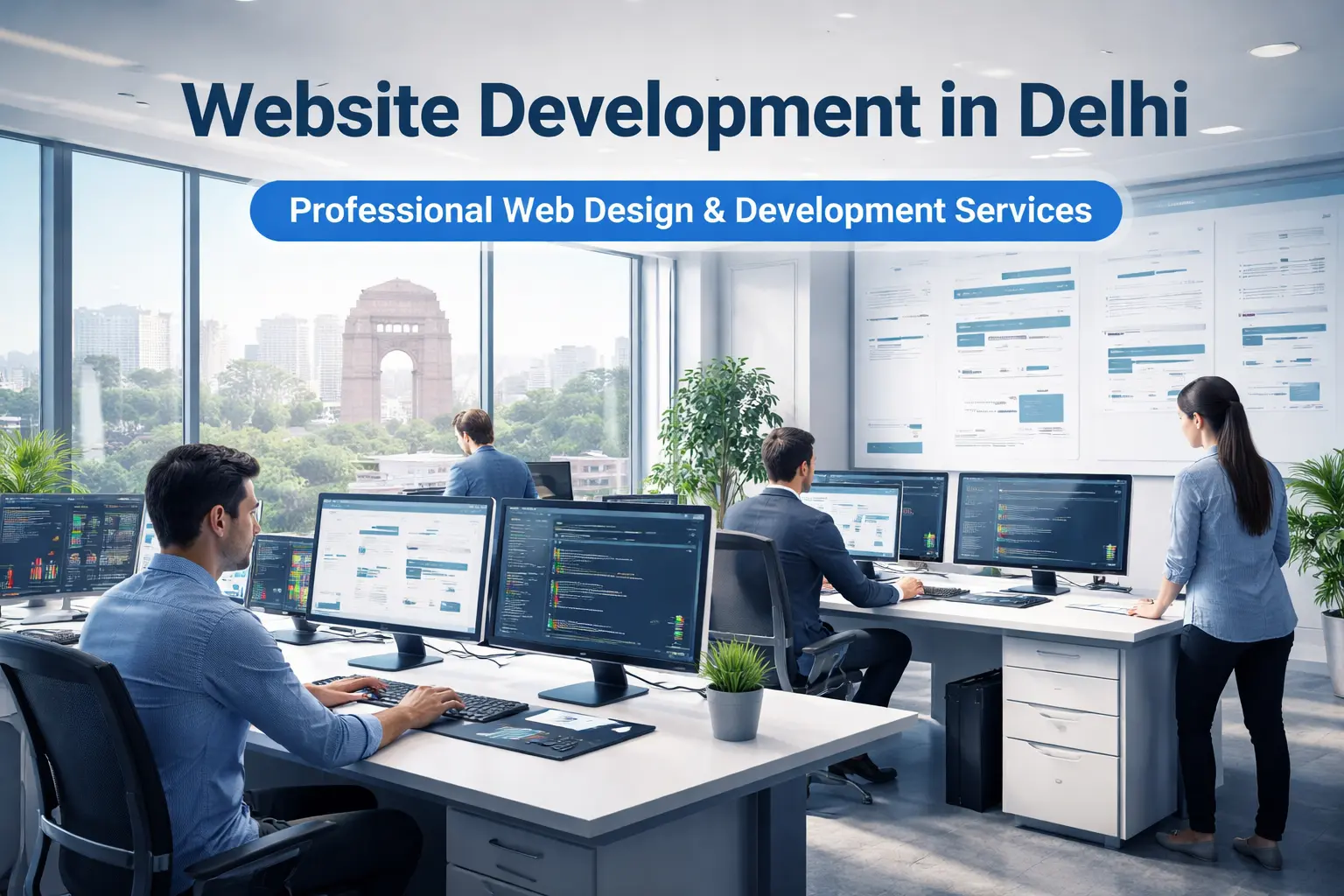 Website Development in Delhi: Finding the Right Partner for Your Brand