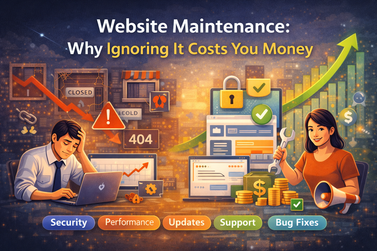 Website Maintenance: Why Ignoring It Costs You Money