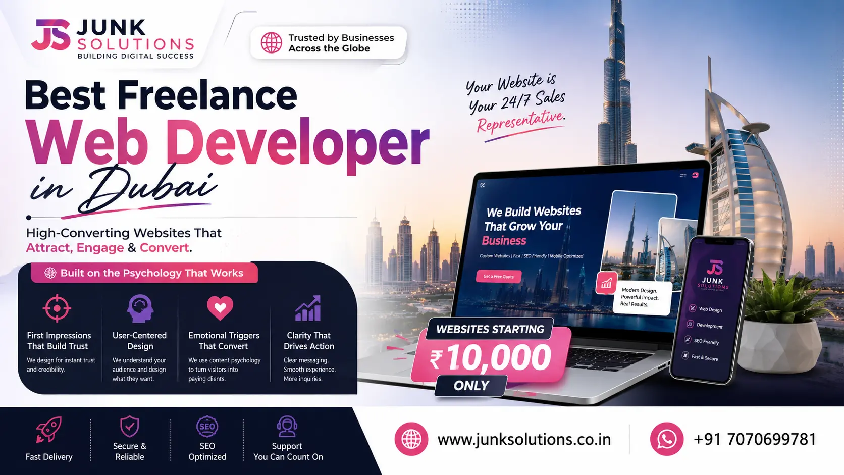 Best Freelance Web Developer in Dubai