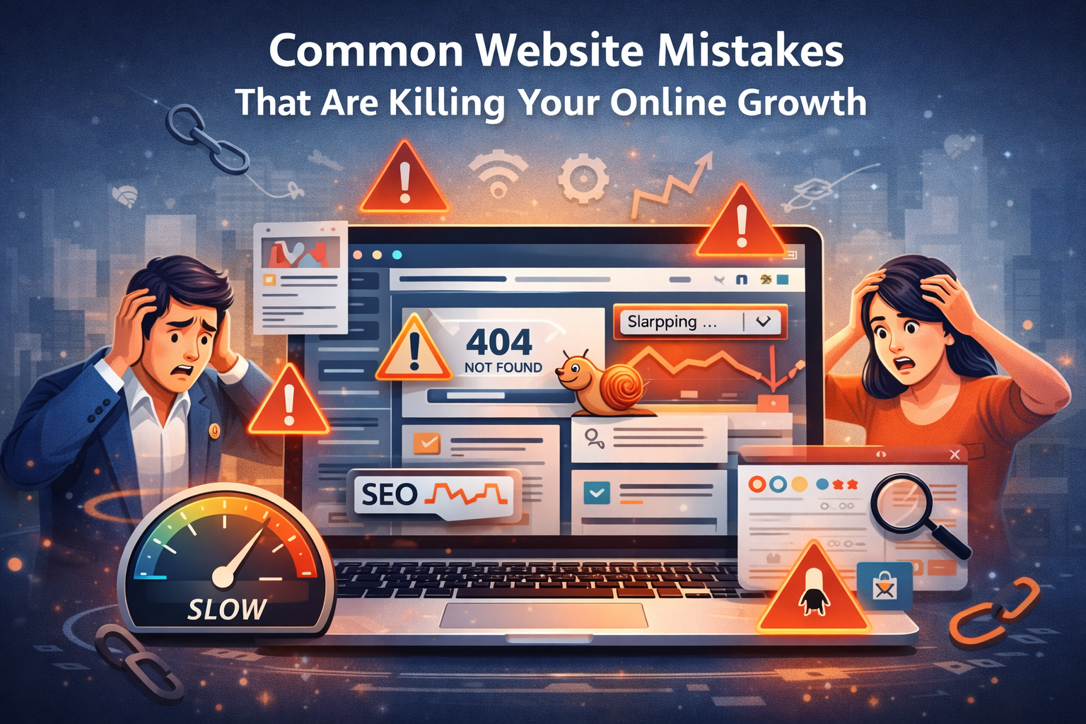 Common Website Mistakes That Are Killing Your Online Growth