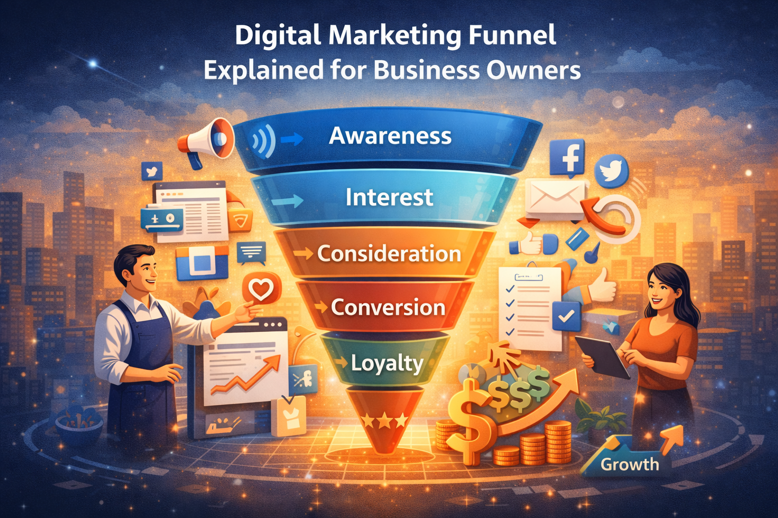 Digital Marketing Funnel Explained for Business Owners