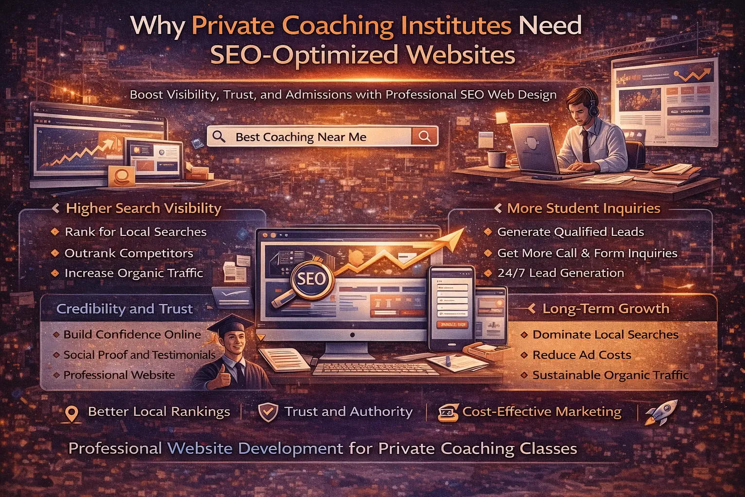Why Private Coaching Institutes Need SEO-Optimized Websites