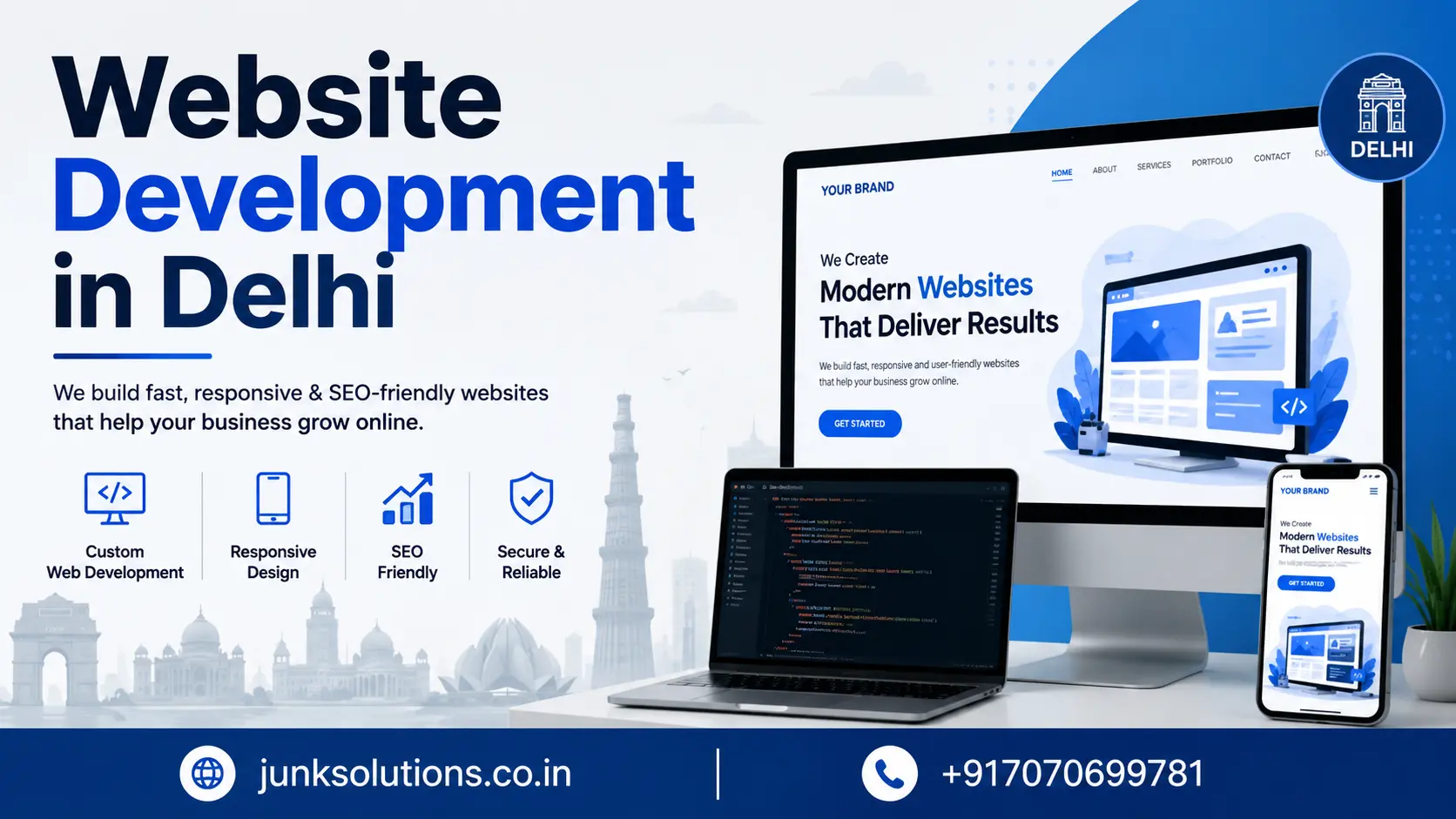 Website Development in Delhi: Finding the Right Partner for Your Brand