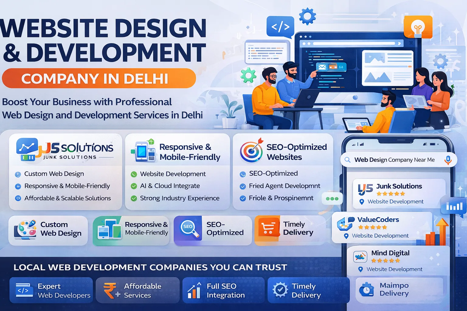 Website design & development Company in Delhi: Your Blueprint for Digital Growth